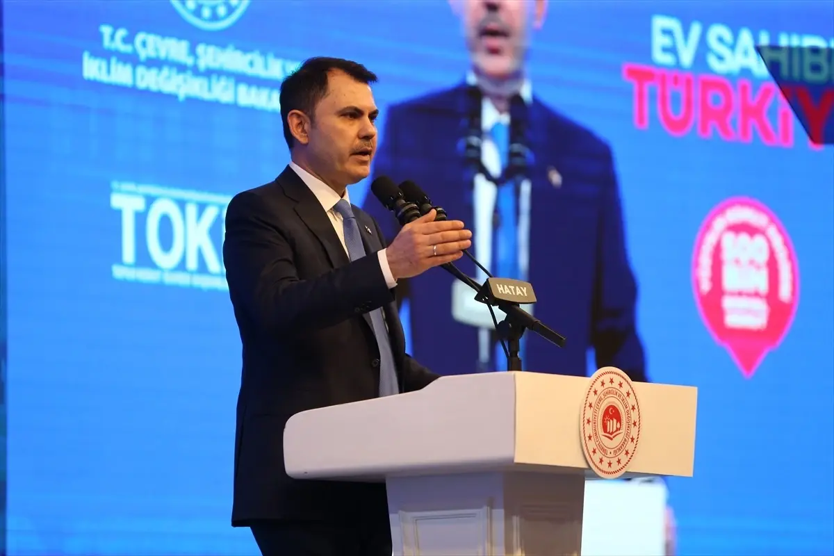 Bakan Kurum, Hatay'da 