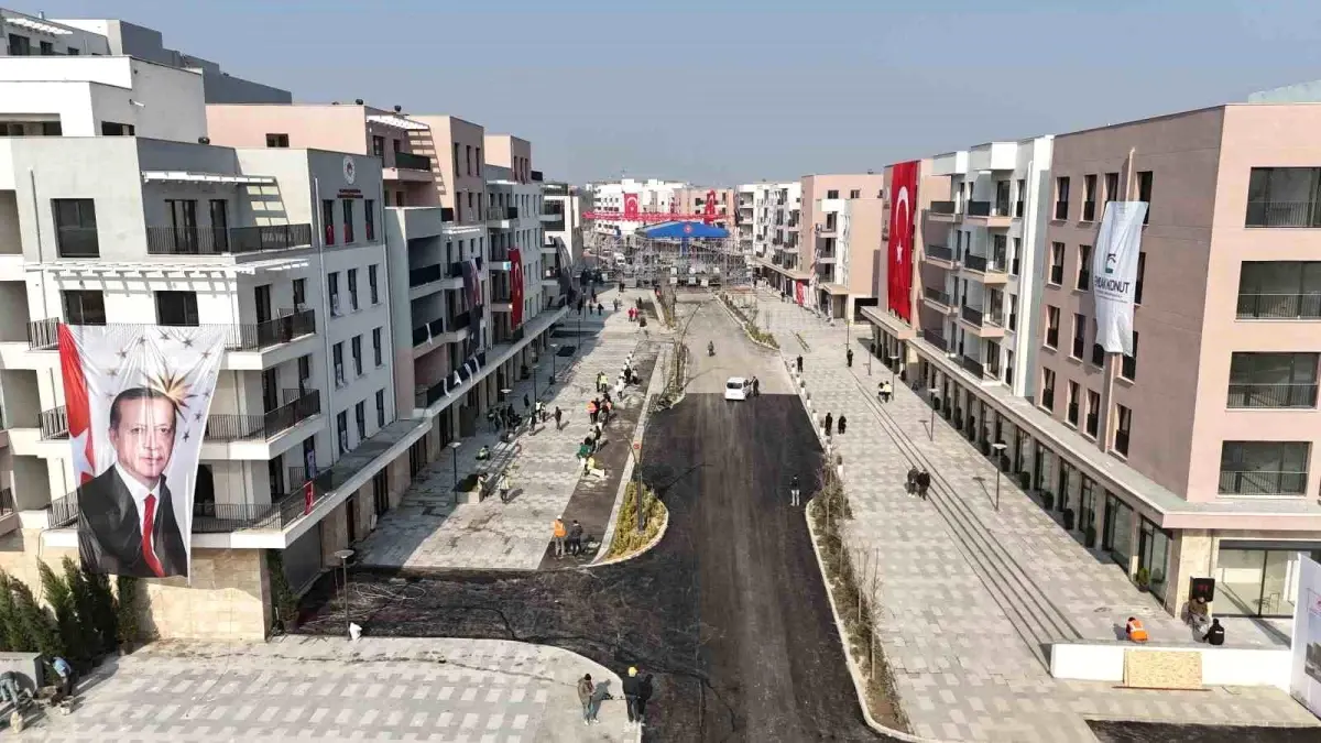 Depremle birlikte yerle bir olan Antakya kent merkezi yeniden inşa edildi