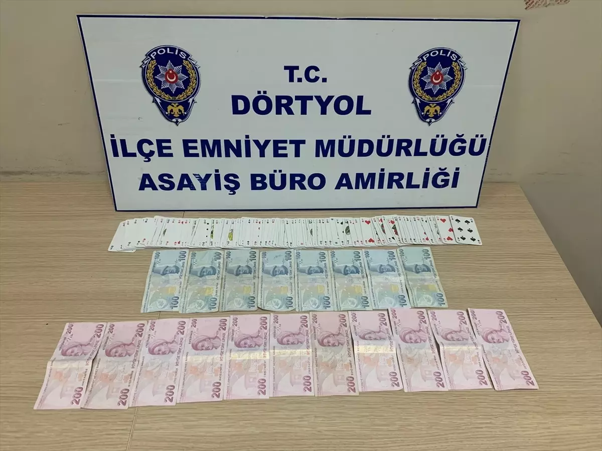 Dörtyol'da Kumar Operasyonu: 4 Kişiye 46 Bin Lira Ceza