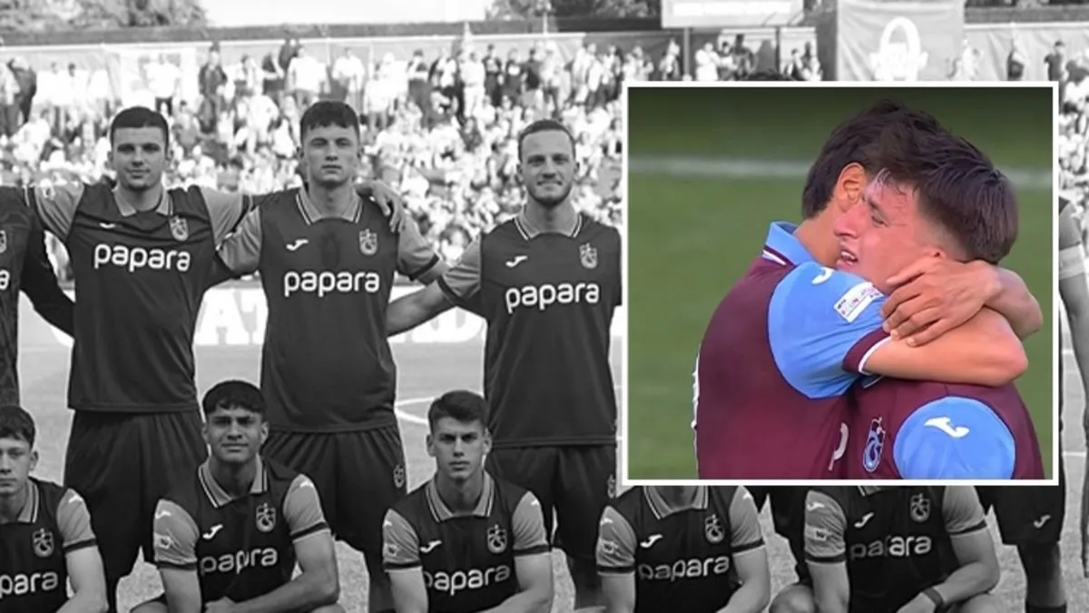 Golünü attı, gözyaşlarına boğuldu! Trabzonspor-Barcelona maçına damga vuran anlar