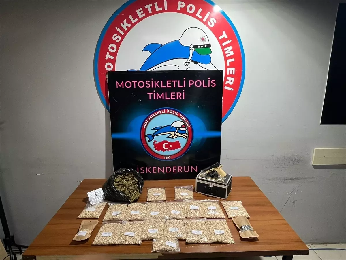 İskenderun'da Uyuşturucu Operasyonu: 33 Bin Hap Ele Geçirildi