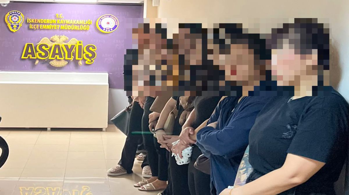 Masaj salonunda kaçak çalışan 9 yabancı uyruklu kadın yakalandı